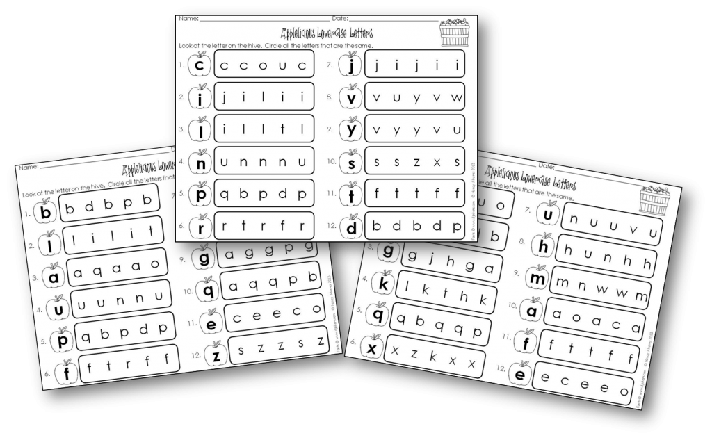 Applelicious Lowercase Letters Teaching With Nancy