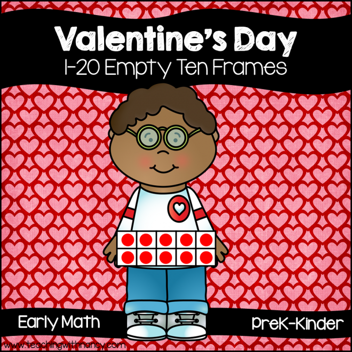 Valentine's Day Ten Frames 