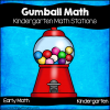 Gumball Kindergarten Math Stations | Teaching with Nancy